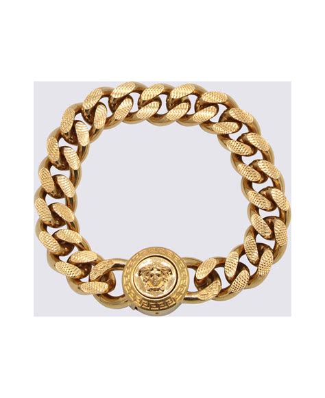 facture bracelet versace|Versace goldtone bracelet.